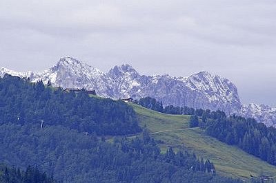 Herrlicher Blick auf die Berge